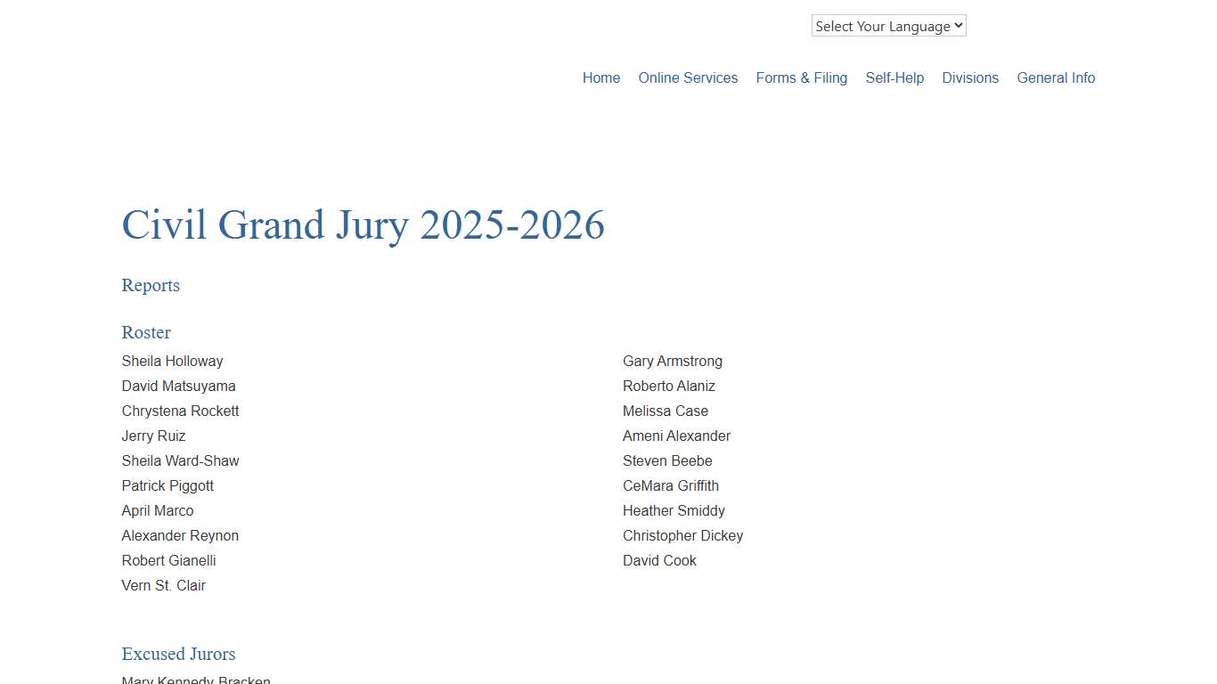 Civil Grand Jury 2025-2026 – Superior Court of CA – County of San Joaquin